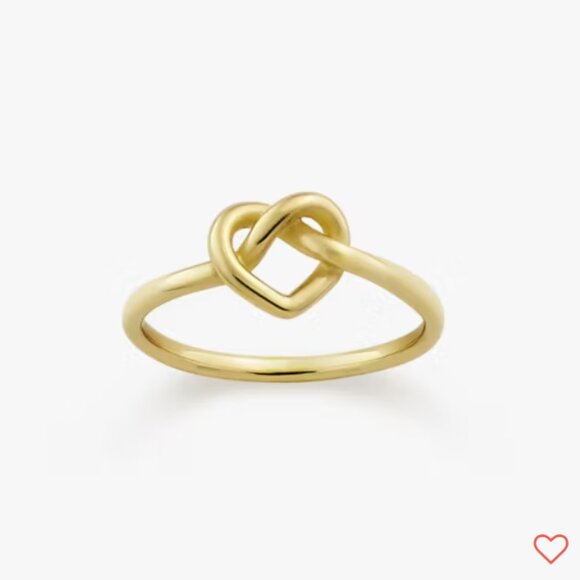 James Avery 14k Delicate Heart Knot Ring - Picture 1 of 5